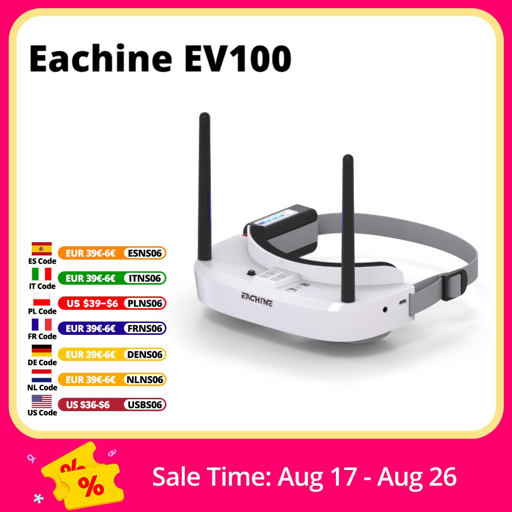 Fpv Drone Antenna - Eachine EV100 720*540 5.8G 72CH gogle