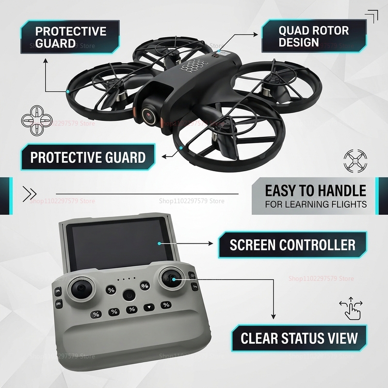 Nowy Mini Dron M5 2026 z Kamer – Fpv Drone Charger recenzja i cena